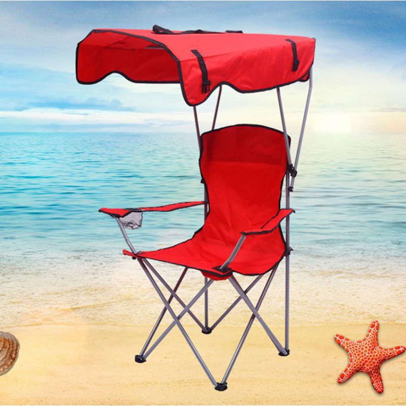 Outdoor Leisure Portable Convenient Camping Fishing Folding Chair — image 6