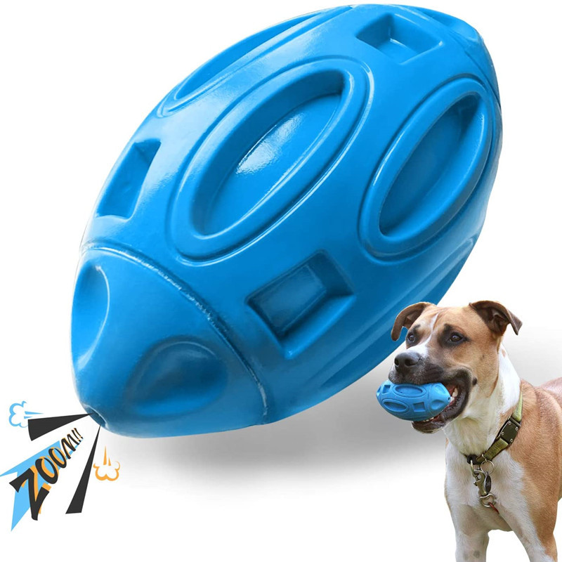 Pelotas de Sonido para Perros Hechas de Caucho Natural - Juguetes Duraderos con Soplador Interno — imagen 2