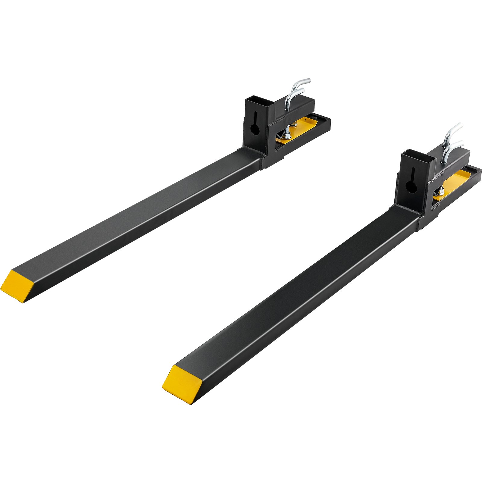 VEVOR Pallet Forks, 4000 Lbs Capacity Clamp On Pallet Forks, 60 Tractor Bucket Forks, Heavy Duty Front Loader Attachment For Tractor, Loader Bucket, Skid Steer, Tractor Forks For Agriculture And Farm — imagen 7