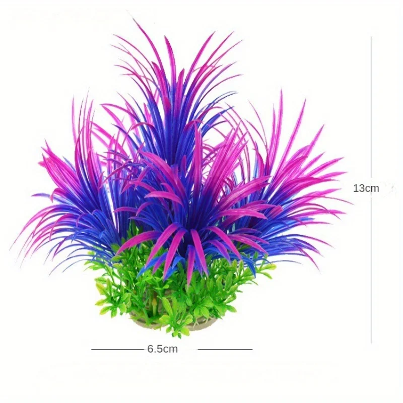 Artificial Aquarium Decoration Plants Small Water Weeds Ornament Aquatic Plant Fish Tank Accessories Decoration Landscape — image 3