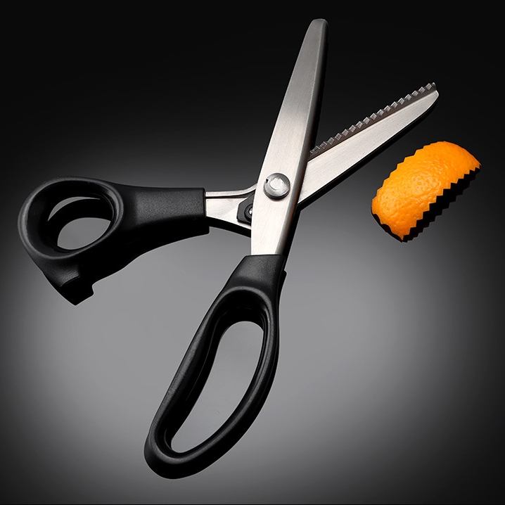 Tijeras de Corte para Perros con Dientes Serrados, Manuales y Artísticas — imagen 1