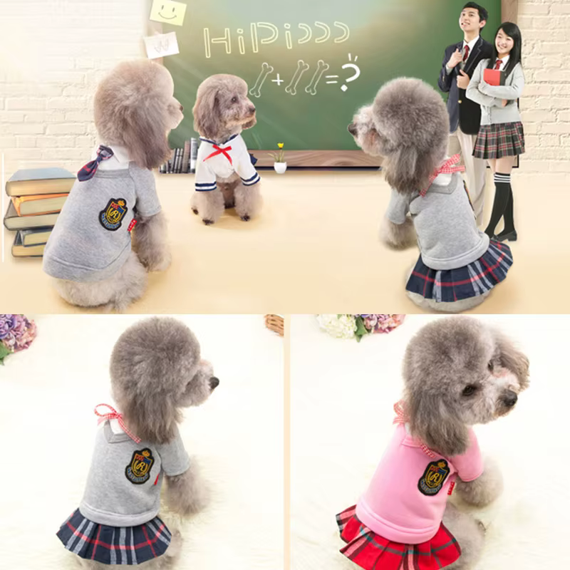 Couple Pet Dog Clothes Pet Uniform Clothing for Small Medium Dogs Costume Chihuahua Puppy Pet Shirt Clothes for Dogs Ropa Perro — image 3