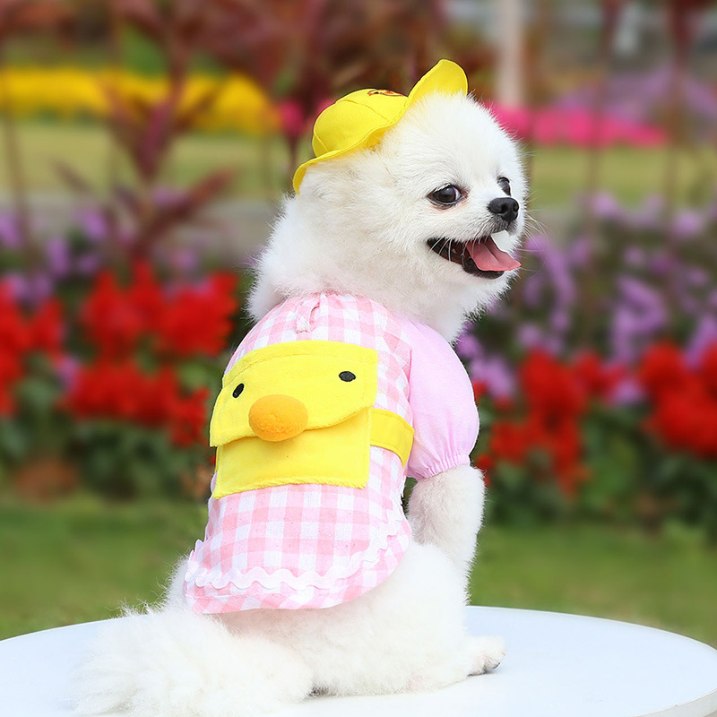 Ropa de Accesorio para Mascotas con Ducky Temática de Niños - Traje de Pájaro Amarillo para Perros y Gatos — imagen 3