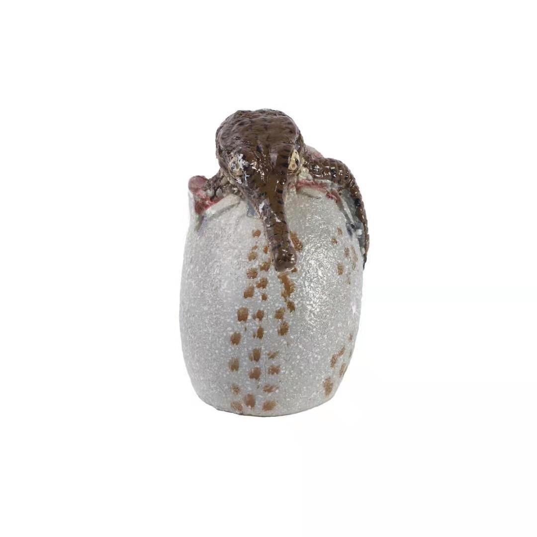 Animal skull resin handicraft simulation dinosaur egg skeleton fossil hatching egg dinosaur ornament — image 4
