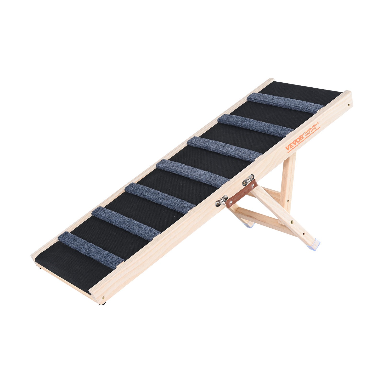 Dog Ramp, Folding Pet Ramp For Bed, Adjustable Dog Ramp For Small, Large, Old Dogs Cats, Wooden Pet Ramp With 39.3Long Ramp, Adjustable From Suitable For Couch, Sofa, Car — image 4