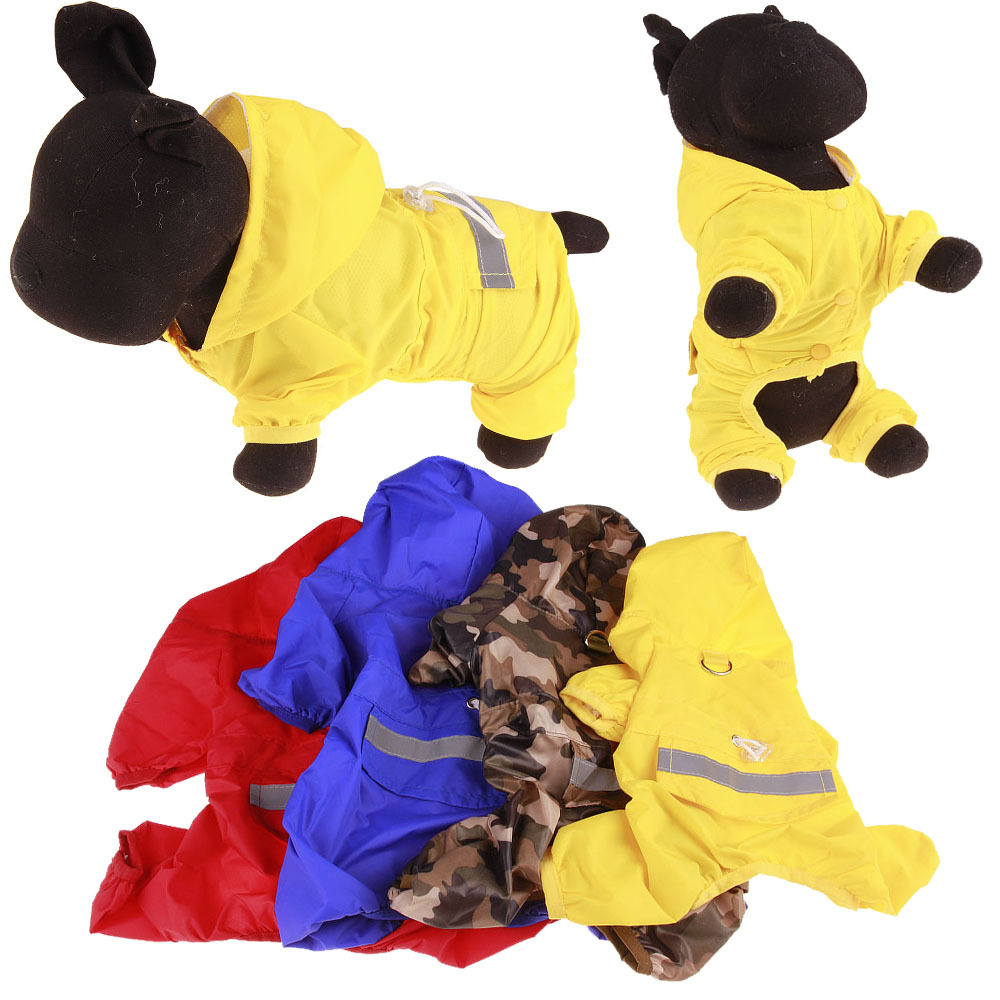 Pet Clothes Raincoat Double Layer Dog Raincoat Four Season Dog Pet Clothes — image 1