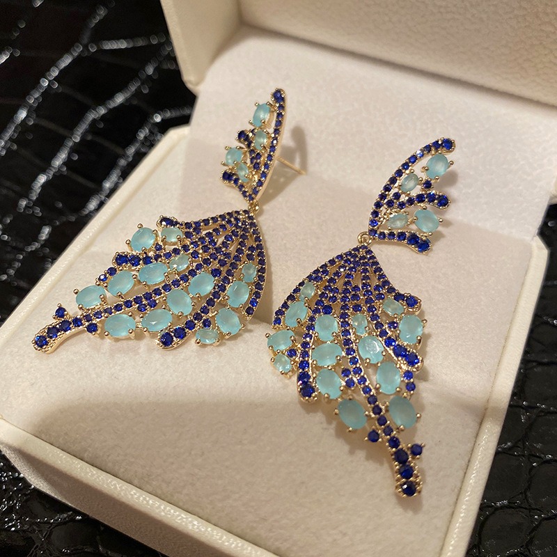 Pulseras de mariposa azul de alta gama, comportamiento retro y mágico — imagen 6
