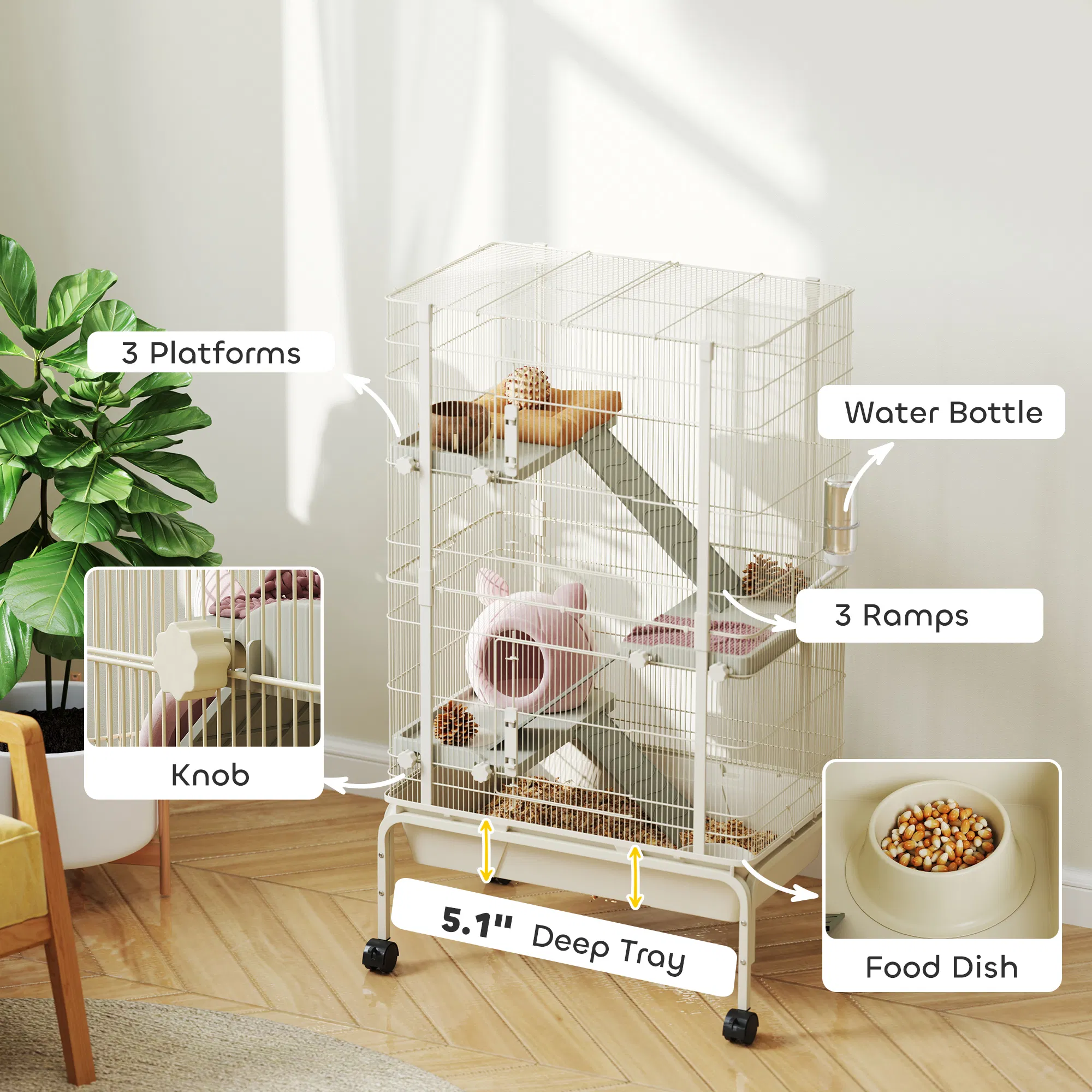 Small Animal Cage /Chinchilla Cage — imagen 5