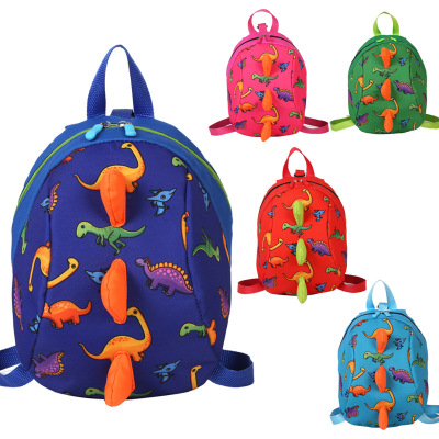 Mochila de dinosaurio de dibujos animados — imagen 4