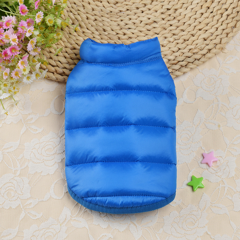 New Down Cotton Clothes Pet Dog Clothes Small Dog Teddy Autumn And Winter Clothes Cat Warm Cotton Clothes — image 5
