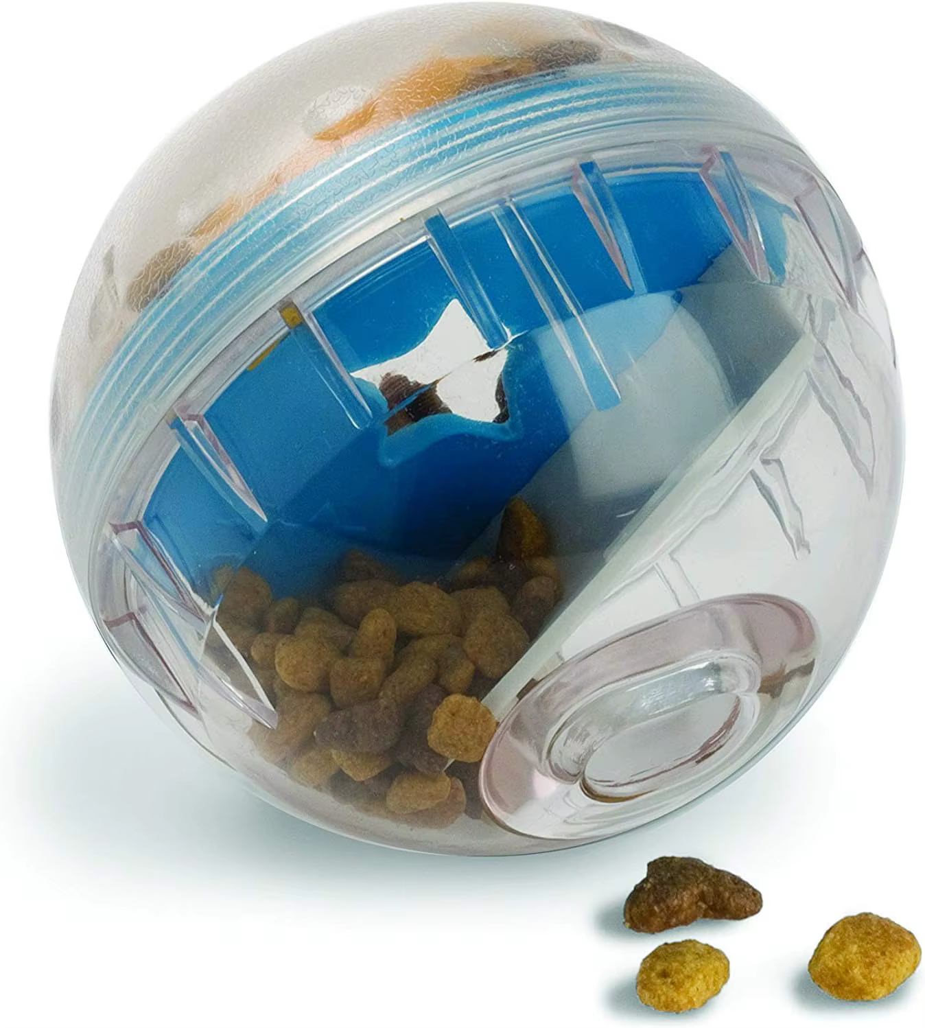 IQ Treat Ball Dog Treat Dispenser Toy Ball Interactive Dog Toy - 4" Dog Food Toy Stimulation, Slow Feeder — image 1