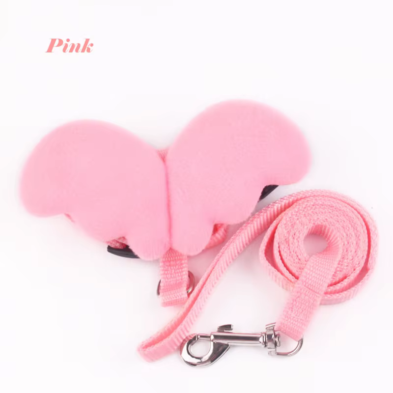 Cute Angel Wing Pet Rabbit Harness and Leash for Cats Rabbits Personalized Rabbit Harnesses Bunny Accessories Hamster Clothes — image 4