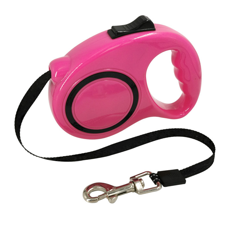 Pet Automatic Telescopic Traction Rope Black Circle Candy Colored Dog Traction Device Portable Dog Rope Dog Chain — image 7