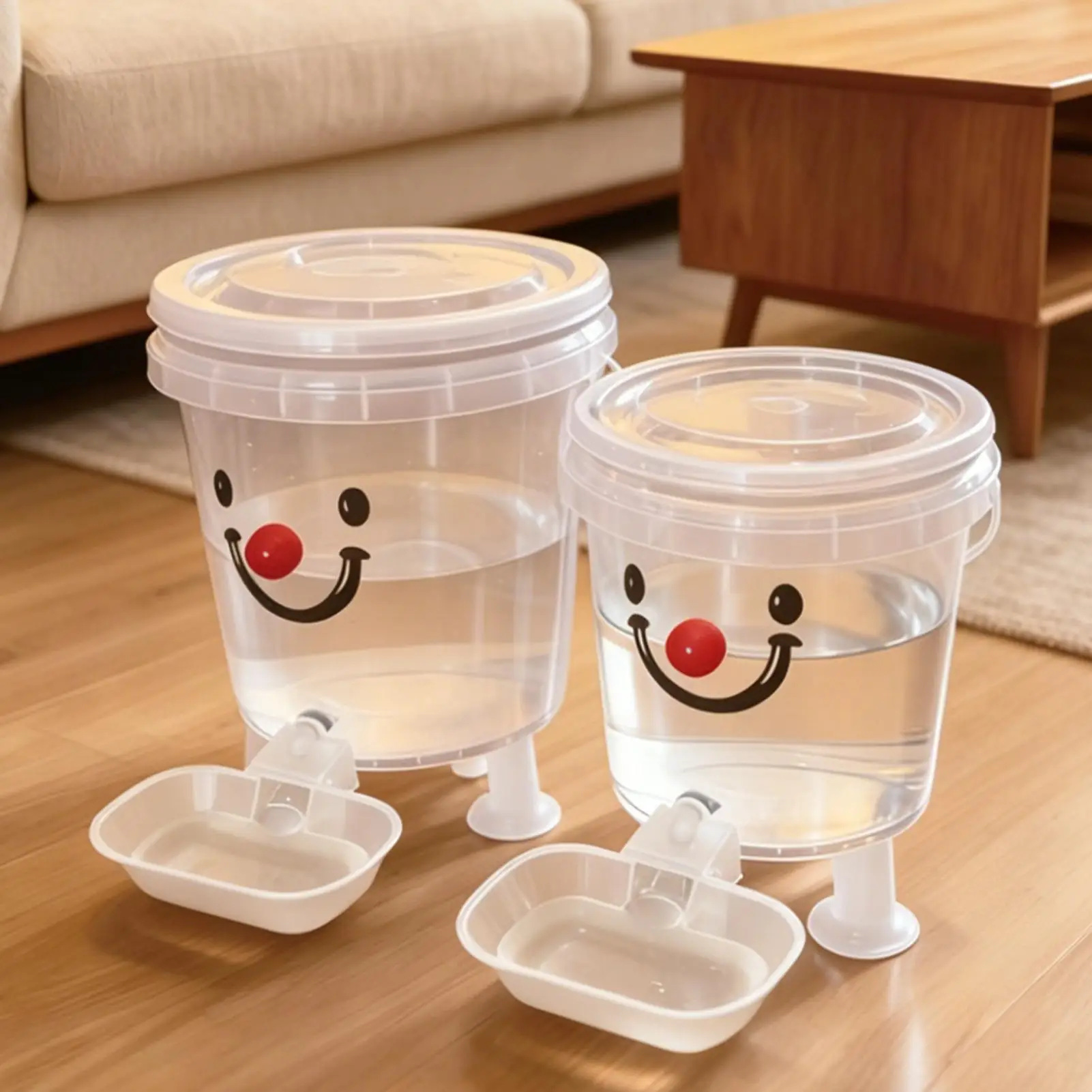 Pet Drinking Fountain Set Cartoon Automatic Water Dispenser 3/5L Large Capacity Water Dispenser Puppy Fountain Dispenser — image 1