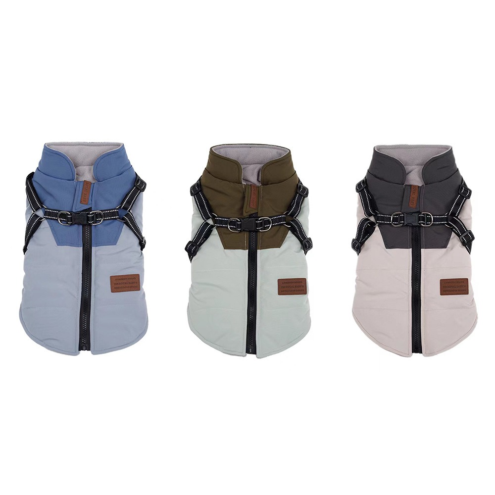 Pet Dog Clothes Warm and Thickened Autumn and Winter Two legged Teddy Bears Pomeranian Schnauzer Small Dog Vest — image 5