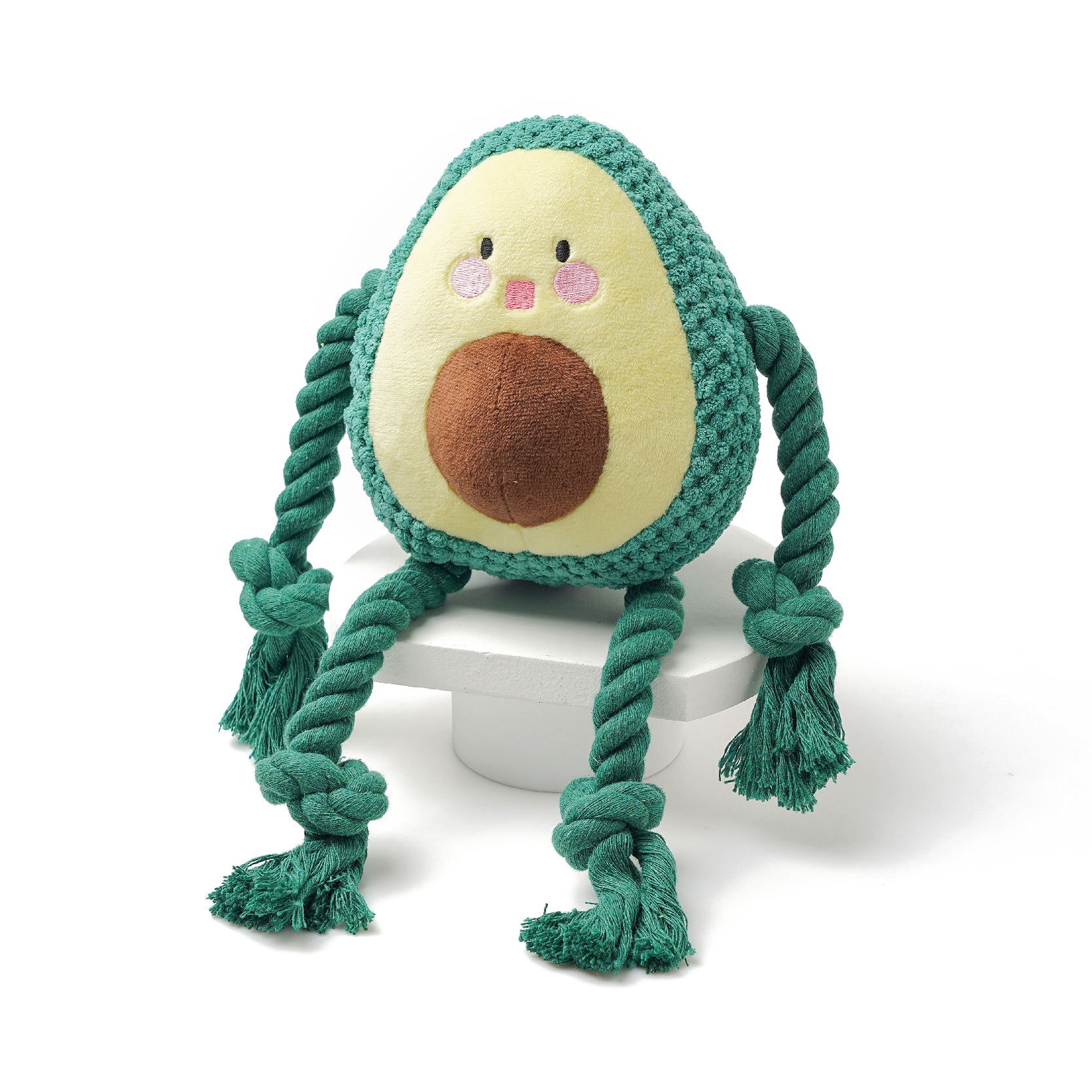 Pet toys small medium and large dog toys fruit series interactive voice grinding bite resistant plush dog toys — image 2