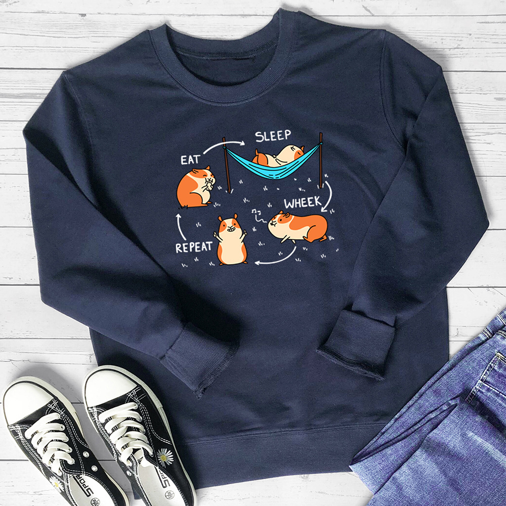 Hamster printed long sleeved sweatshirt — image 9