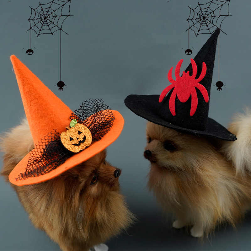 Pet Dog Cat Halloween Hat Creative Pumpkin Devil Spider Costume for Pets — image 3