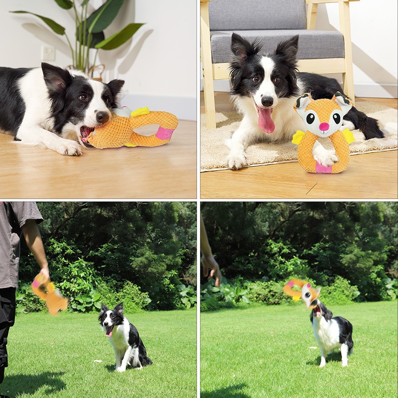 Dog toys make sounds and interact with ears to tease dogs relieve stress and resist biting — image 3