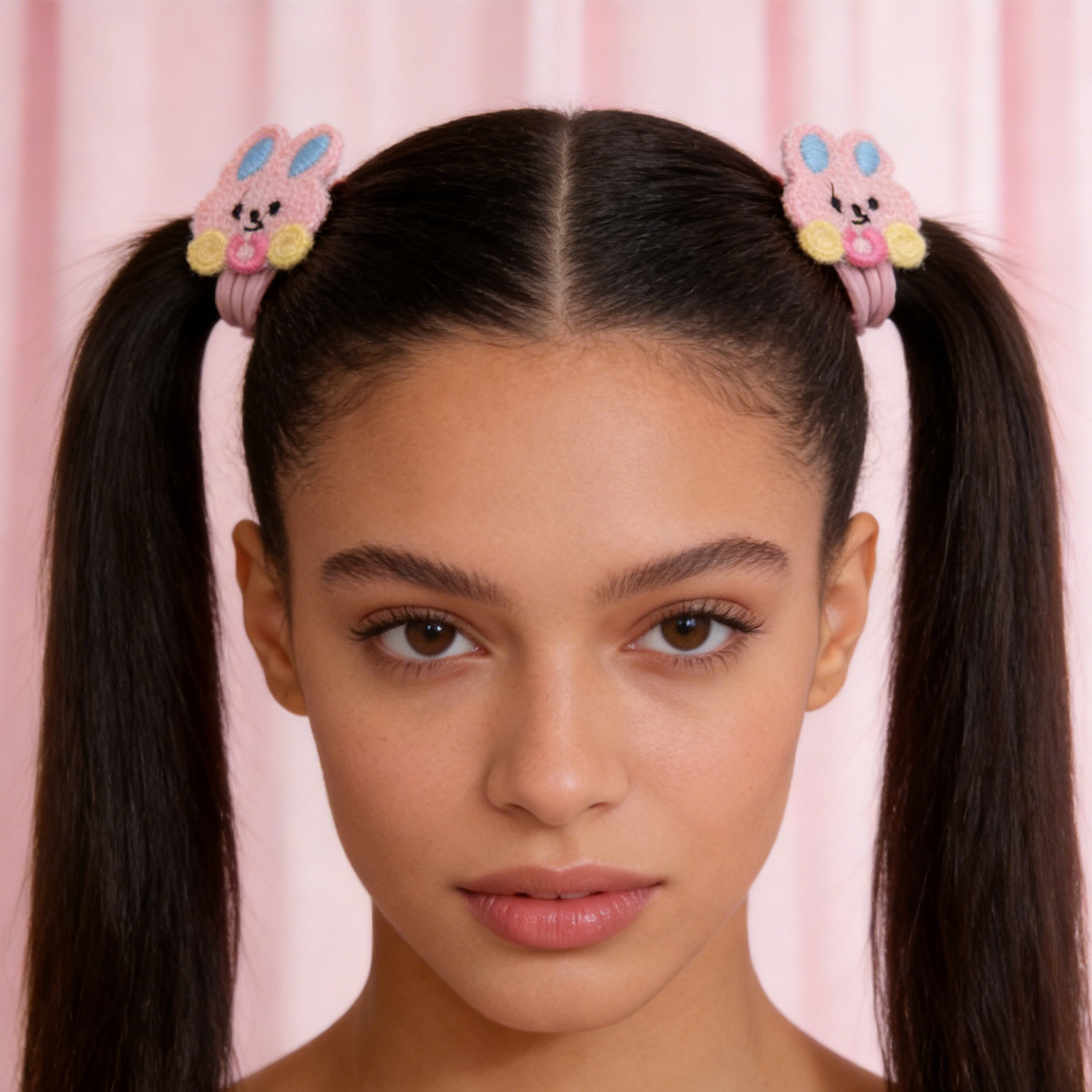 Tira de Cabello con Pelos de Conejo para Tejer - 4043 — imagen 5