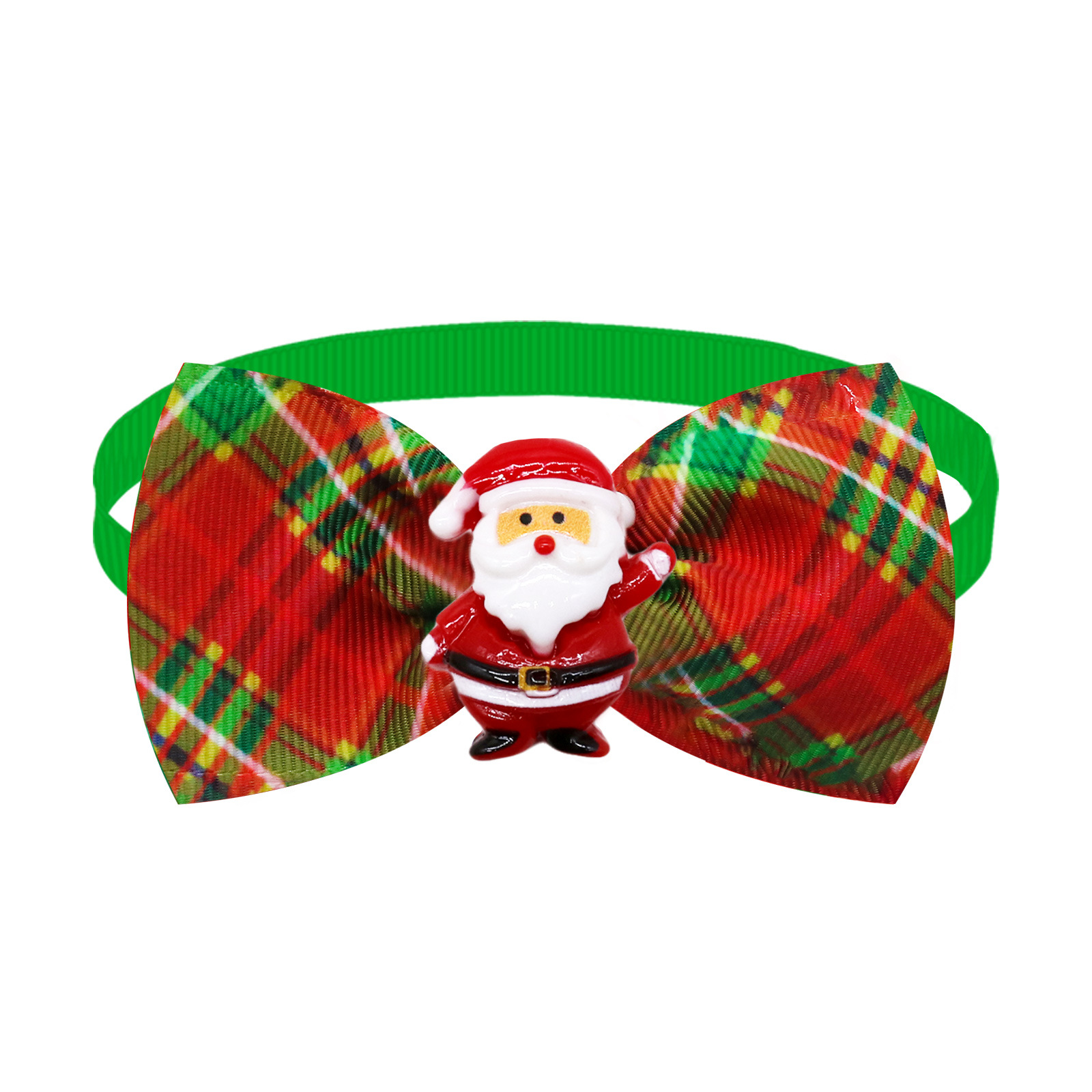 Christmas Dog Printed Pet Tie Collar Bow Accessories Cat Threaded Ribbon — image 4