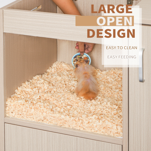 Caja para Conejos de 4 Niveles, Caja para Hamsters de Madera con Almacenes — imagen 5