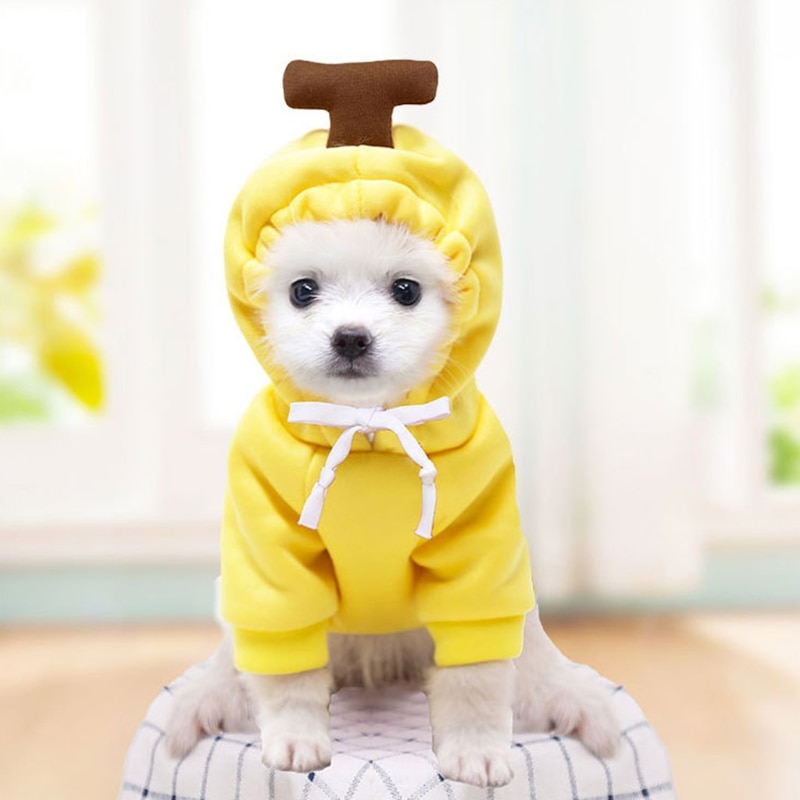 Dog Winter Warm Clothes Cute Plush Coat Hoodies for bulldog Pet Costume Jacket — image 7