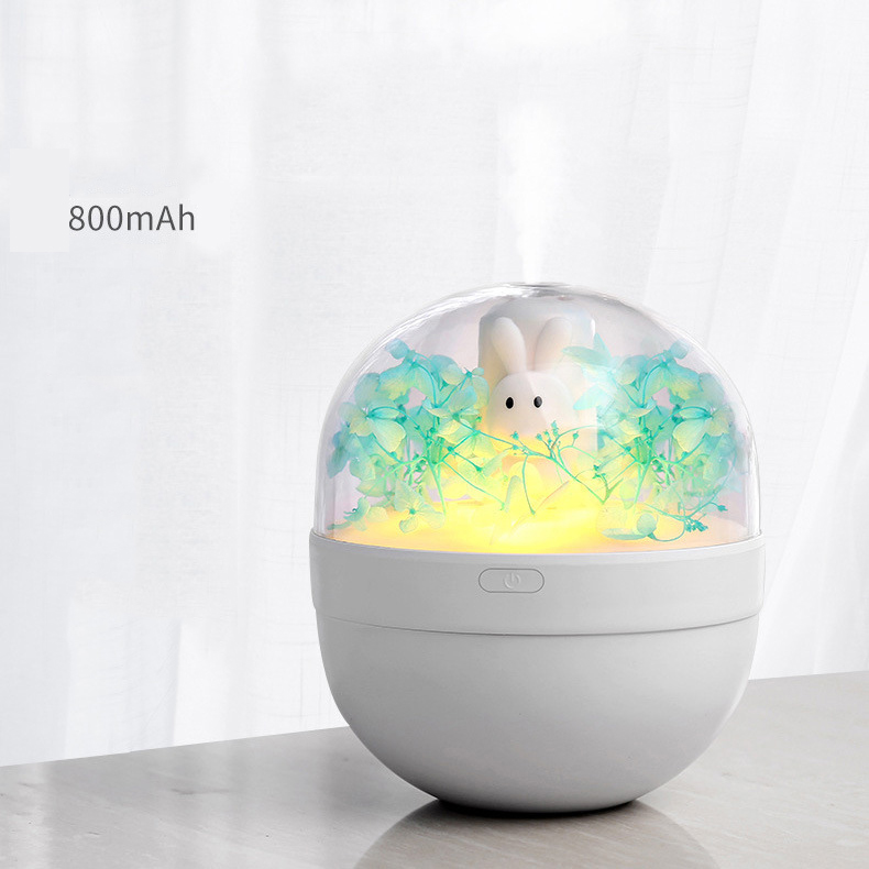 New Sweetheart Rabbit Humidifier Household USB Charging Mini Desktop Air Purifier Gift — image 2