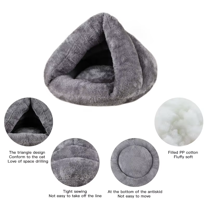 Cama para Perros Accesorios de Mascotas Calientes Pequeñas Grandes Sofás Plush para Gatos y Perros — imagen 3