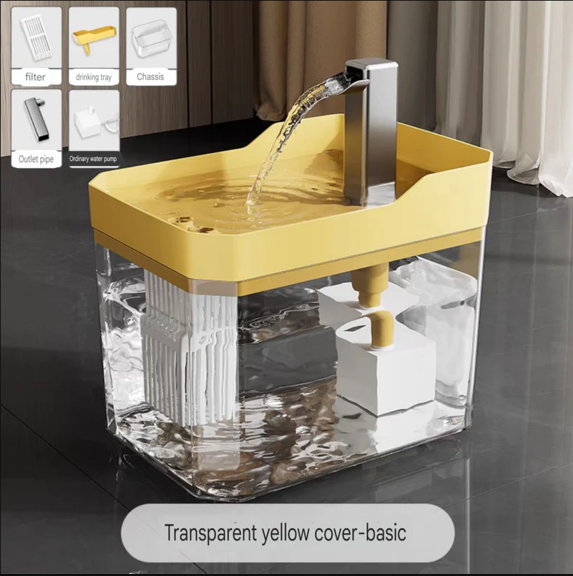 Cat and dog automatic water dispenser, flow silent, anti dry and anti burning water dispenser, large capacity water circulation — image 6