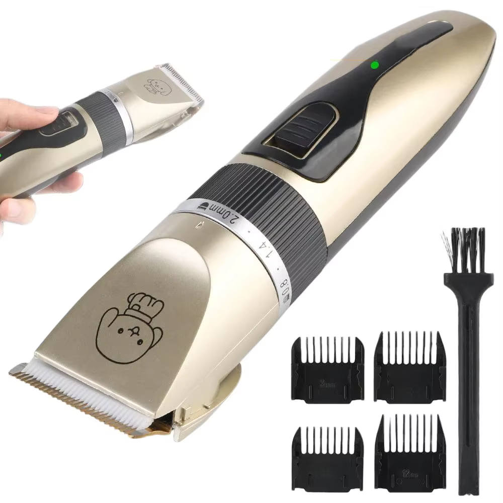 Pet Electric Clippers for Dog Cat Shaving – Professional Pet Hair Trimmer, Rechargeable Animal Grooming Kit — image 2