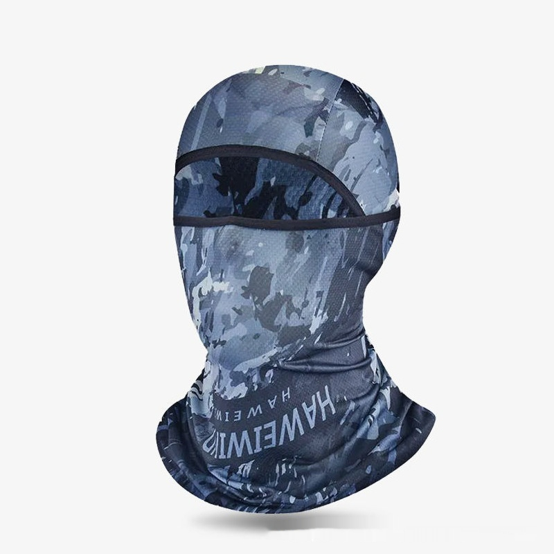 Summer Ice Silk Sun Protection Mask Men's Head Cover Full Face Fishing Sun Protection Scarf — image 15