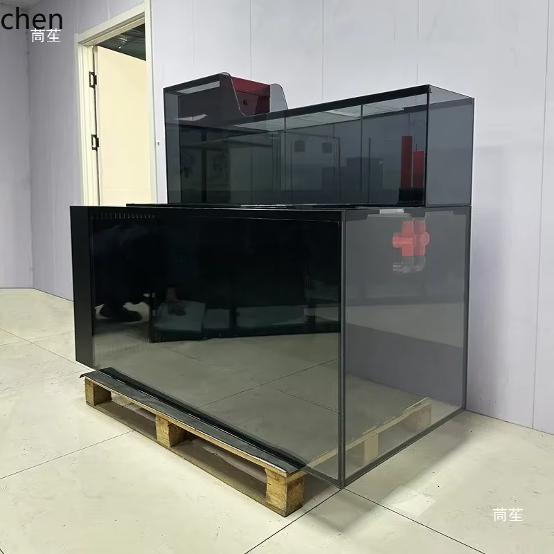 B7- Double Filter, Top Filter, Integrated Ultra-clear Fish Tank, No Water Change Needed, Goldfish Living Room Large — image 1