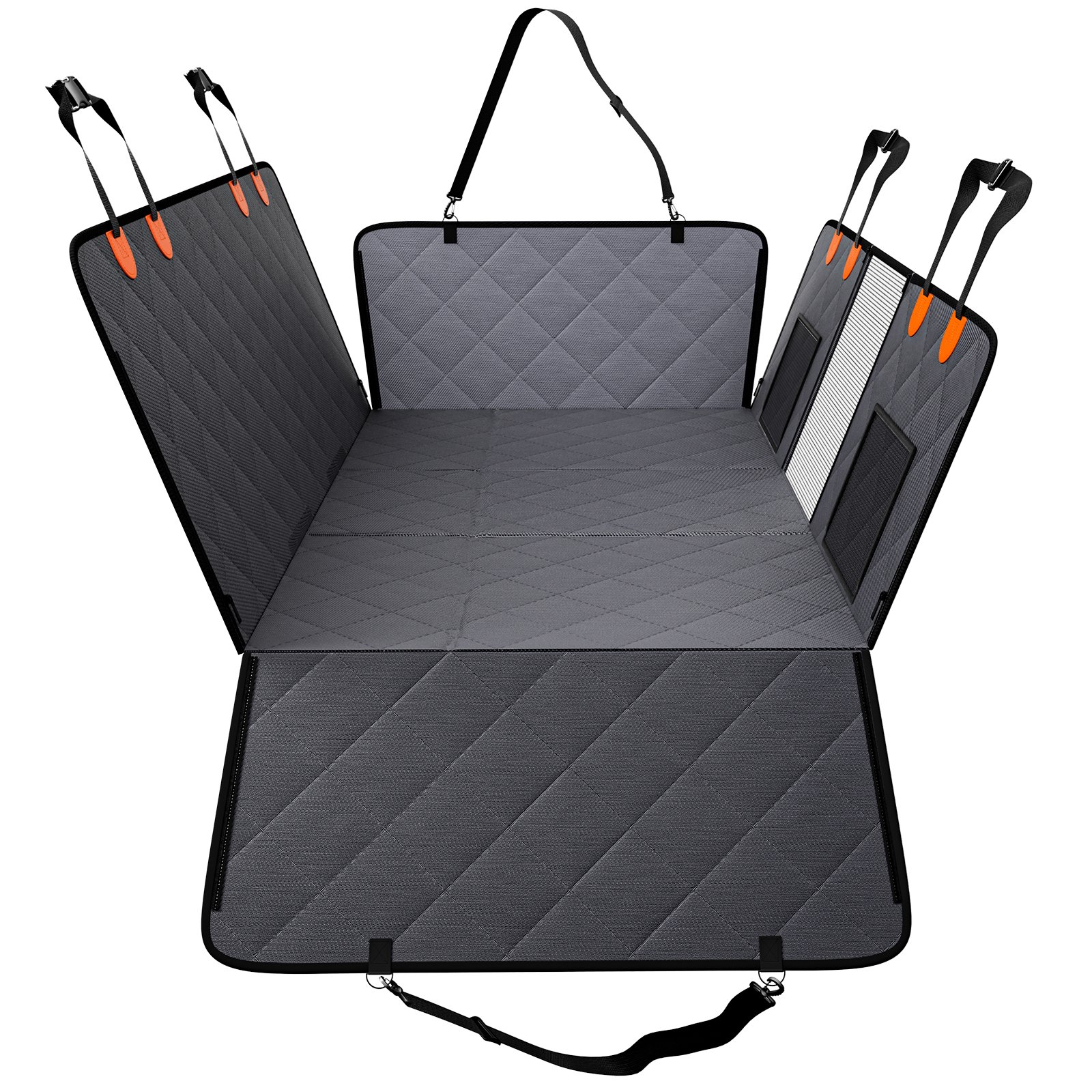 VEVOR 57.4 X 30.3 In Dog Car Seat Cover For Back Seat Waterproof 600D For Truck — imagen 5