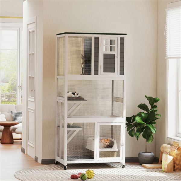 Pet Stairs Cat Climbing Tower Cat House — imagen 7