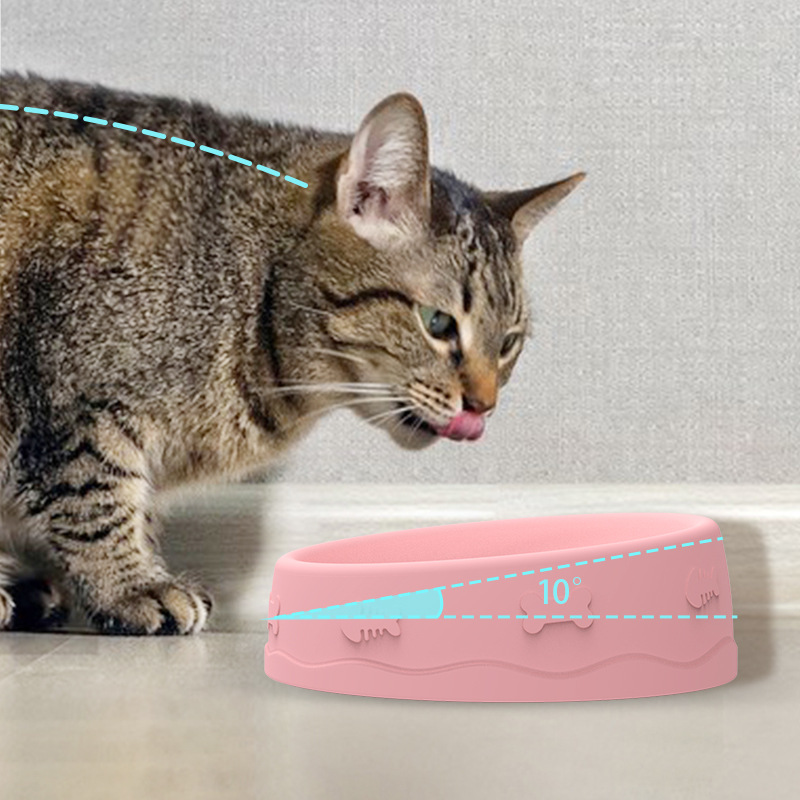 Multifunctional Portable Silicone Slow Food Pet Bowl Drinking Water Feeding Two-in-One Double Sided Bowl — image 2