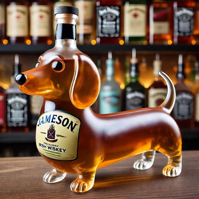 Funny Middle Finger Duck/Turtle/Dog Whisky Glass Decanter – Bar/Office/Home Decor — image 5