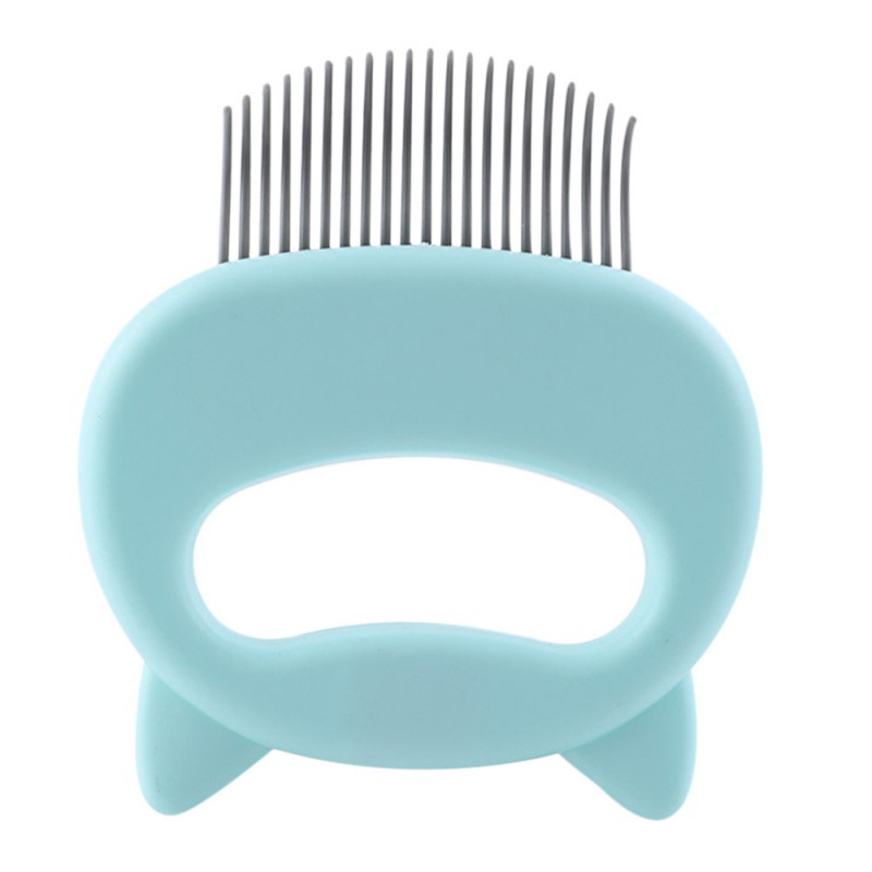Pet Massage Brush Shell Shaped Handle Pet Grooming Massage Tool To Remove Loose Hairs Only For Cats New — image 3