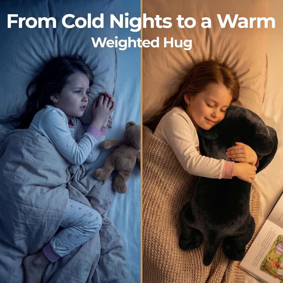Weighted Black Cat Plush Stuffed Animal, Heatable & Coolable Weighted Plush Toy, Soft Comfort Cat Pillow For Relaxation, 2-5 Lbs — image 5