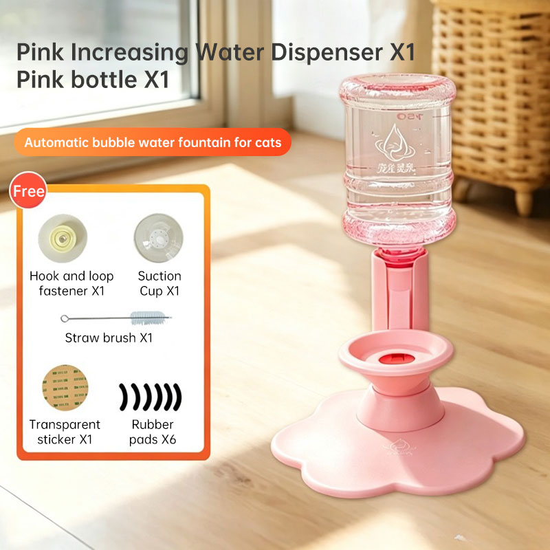 Gravity Cat Water Dispenser, No Electricity, Filter-Free, Adjustable Height Pet Fountain for Cats & Small Dogs — image 10