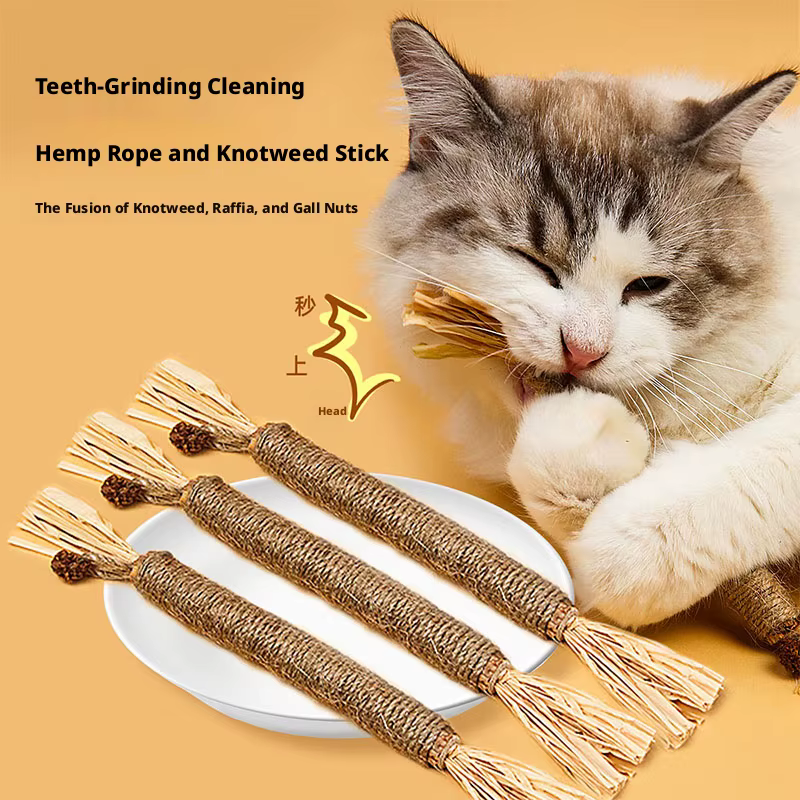 Cat toys, mint balls, bite resistant little mice, grinding sticks to relieve boredom, cat toy set, pet toy supplies — image 2