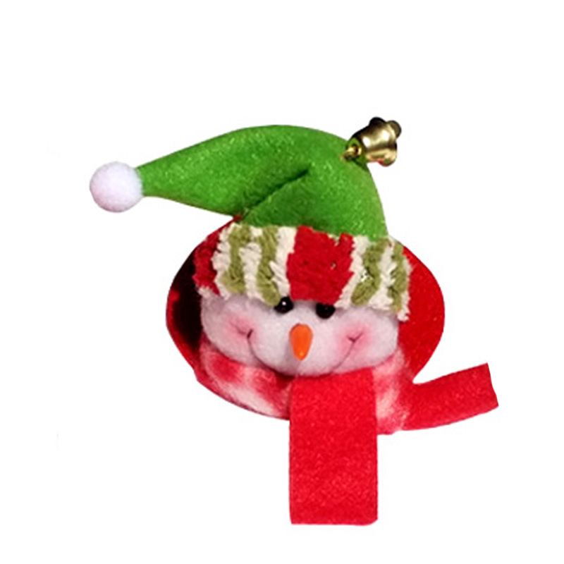 New Christmas Wine Cup Set Santa Claus Snowman Reindeer Christmas Home Decoration — image 4