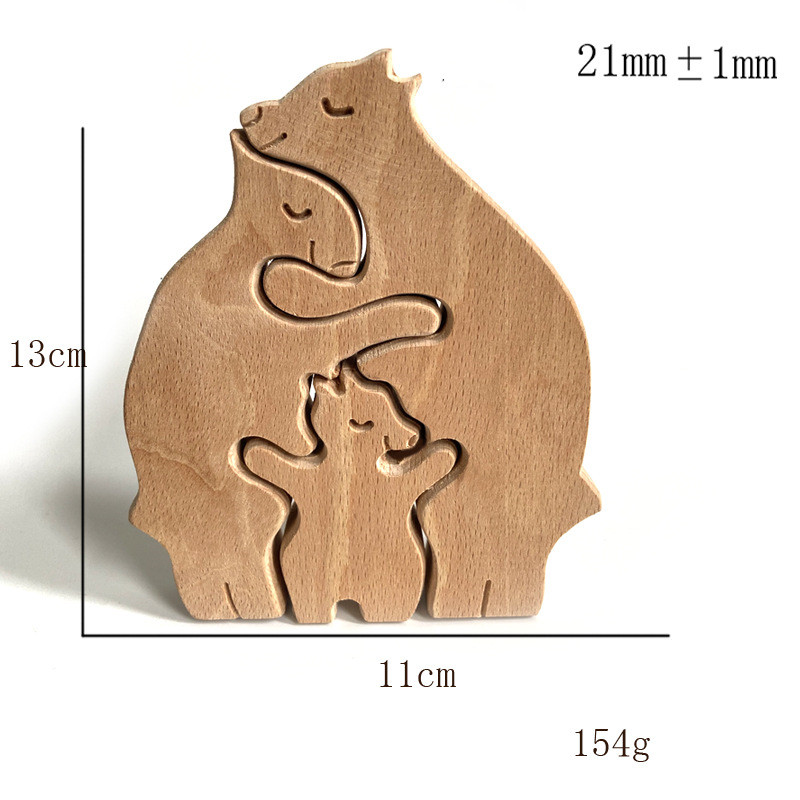 Mother's Day Wooden Products Series Ornaments Animal — image 3