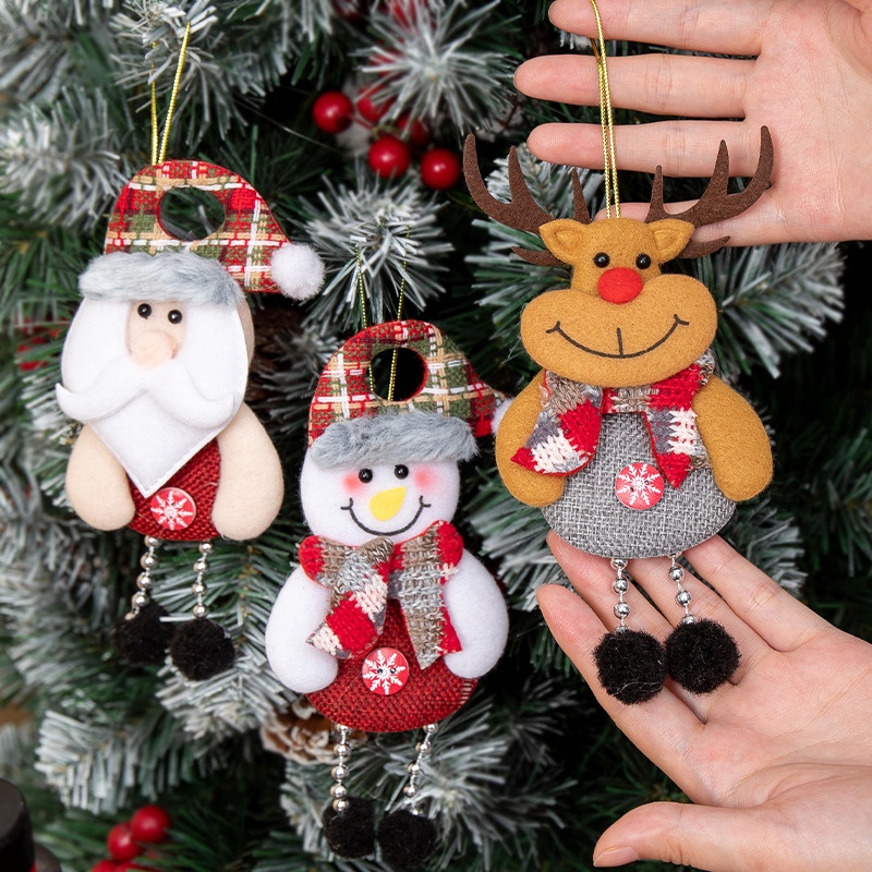 Decorative items for elderly people, snowmen, reindeer ornaments, Christmas tree accessories — image 4