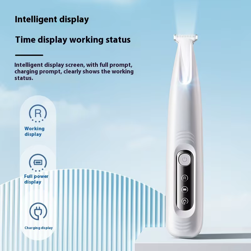 Upgrade Dog Paw Trimmer with LED Light Waterproof Portable Pet Hair Trimmer with Display Dog Clippers Grooming 18mm Widen Blade — image 3