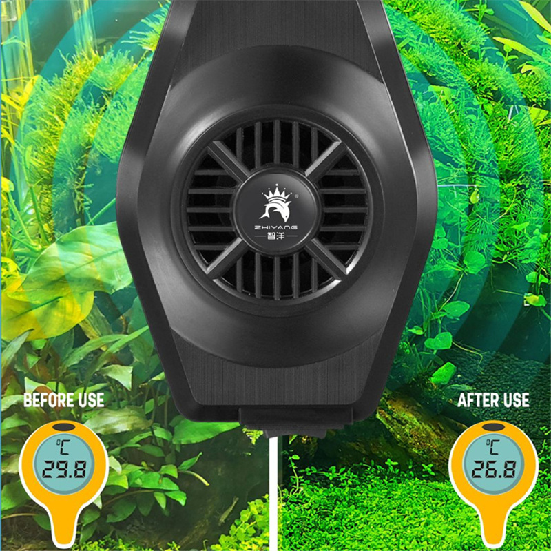 Aquarium Fish Tank Cooling Fan System Chiller Control Reduce Water Temperature Fan — image 2
