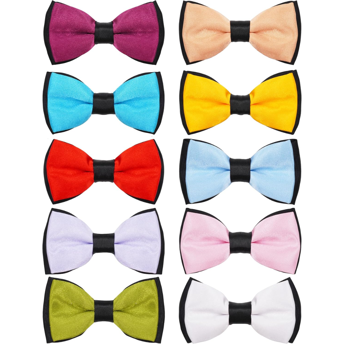 Paquete de 10 Moños para Perros en Colores Variados, Deslizables para Collar de Perros Grandes — imagen 1
