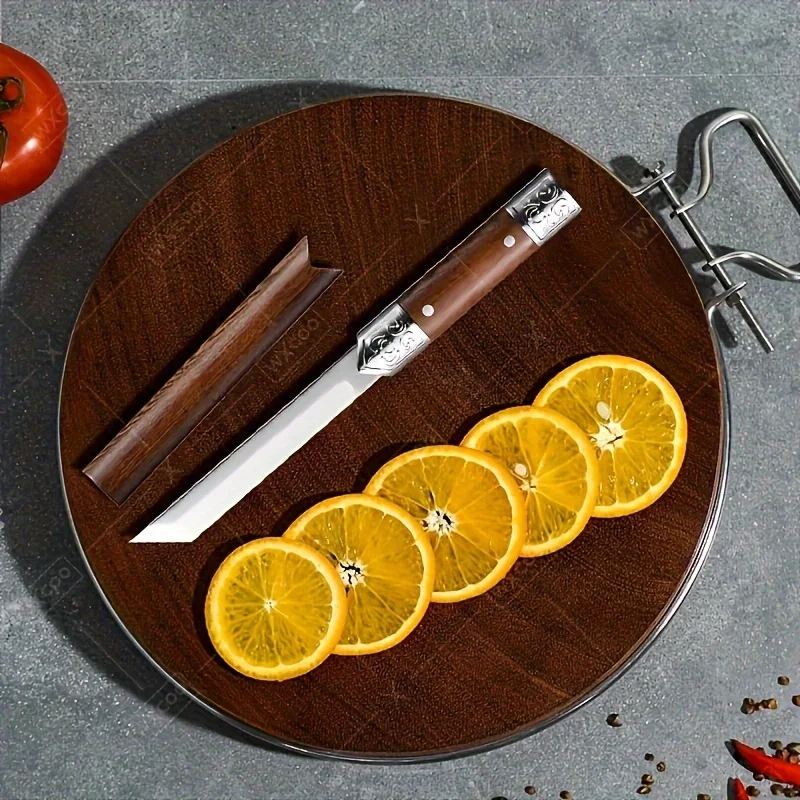 Premium Carved Professional Stainless Steel Outdoor Knife, Meat Cutter, Fruit Peeler, Mini Utility Knife, Portable Knife — image 2