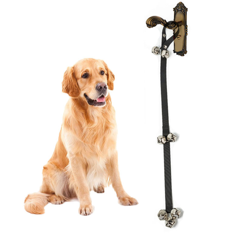 Cordón de Timbre para Perros con 7 Estilos de Campanas - Guía de Entrenamiento para Salir y Entrar — imagen 1