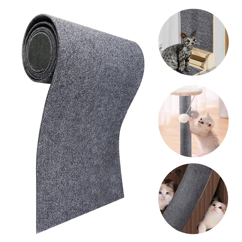 Tablero de Rasguño para Gatos Autoadhesivo con Alfombras de Tapicería para Paredes y Sofás - Protección para Patas y Rasguños en Muebles — imagen 3